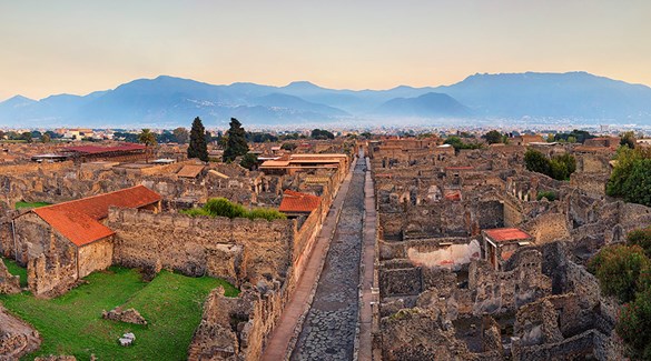 I Pompeii fra dør til dør