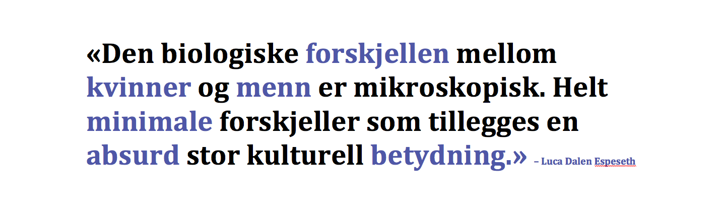 Luca: En kirurgisk penis ville ikke ha "lurt" noen